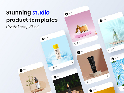 Studio product templates in Blend 3d background design e commerce ecommerce mockup product mockup product template products studio photography studio product photography studio product templates studio templates template