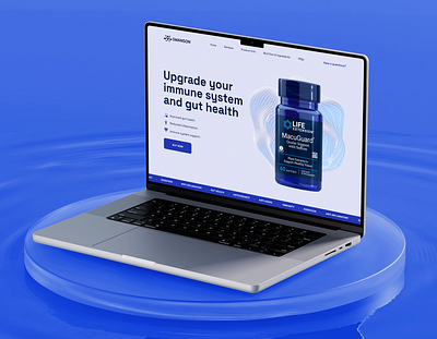 Online store that sells health supplements design e commerce health store typography ui ux web