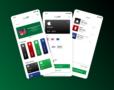 Top up - Mobile app