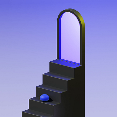 Escalator 3d animation blender3d design graphic design motion design motion graphics visual design