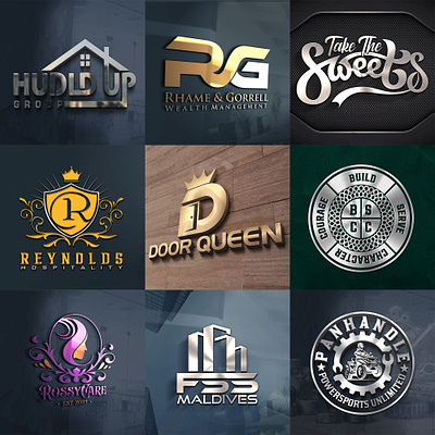 3D Logo Design 3d logo 3d logo design 3d logo designer branding design graphic design logo logo designer typography