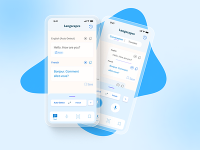 Language Translation App app design mobiledesign superdribbbs ui userinterface