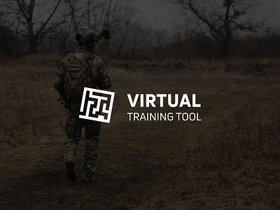Virtual Training Tool branding design graphic design logo military vector virtual reality vr