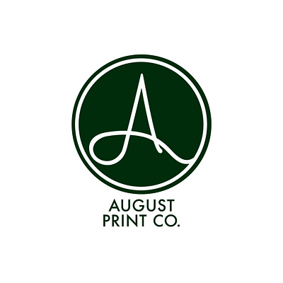 August Print Co. Brand Concept adobe illustrator art branding concept design digital illustration drawing dribbble graphic design icon identity illustration illustrator lettering logo logo design minimal photoshop type vector