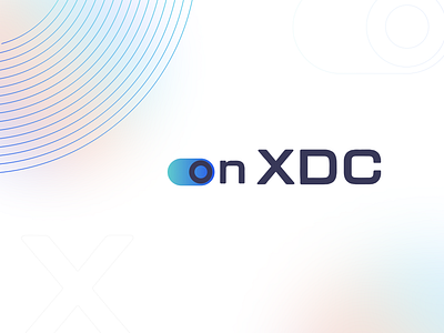 onXDC - A Central HUB for the XDC Community blockchain branding crypto design graphic design illustration logo network token xdc