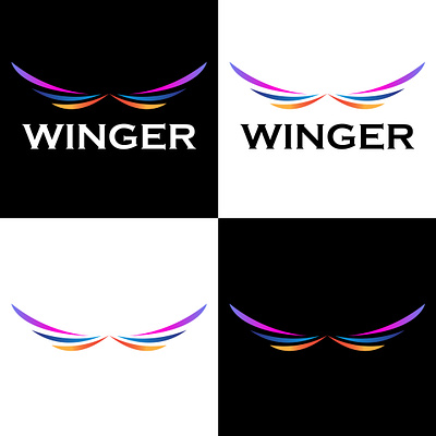 Winger - Logo Design (Unused ) ali ahmed pabel applogo brand identity creative logo eagle logo grid logo letter logo logo brand logo concept logomark logoroom minimal logo w logo