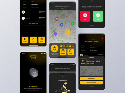 Crash Move - Mobile app design emergency figma mobile app mobile app design mobile ui trending ui ux design