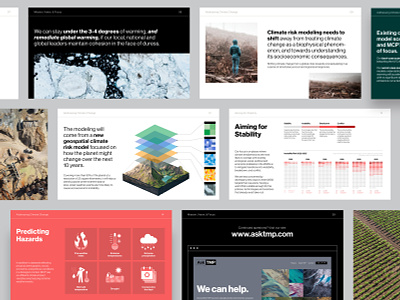 Mission Climate Project: Presentation Design and Infographics branding climate climate change climate data data data visualization identity design infographic infographics information design ppt ppt design ppt layout presentation presentation design