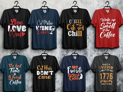 Custom typography t-shirt design apparel custom typography design graphic design t shirt