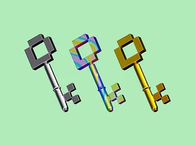 DeStore - Keys brand identity branding design graphic design illustration logo membership startup ui ux vector