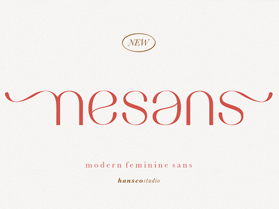 Nesans Font - Elegant Sans Serif Free Font beauty font boutique brand identity branding canva cosmetic cricut curly design feminine font fonts free free font logo logotype modern fonts smooth fonts typeface typography