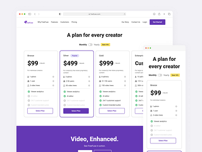 Plans & Pricing Page - EdTech SaaS edtech mobile plans plans and pricing pricing responsive saas ui uidesign uiux ux web design website