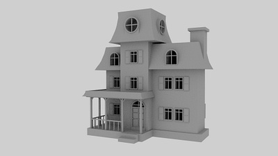 Dollhouse WIP 3d 3d model dollhouse maya wip