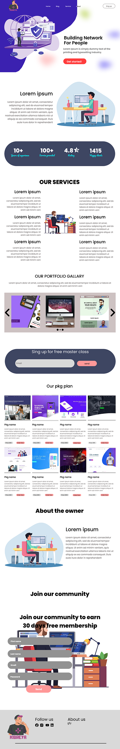 Landing page astra design figma ui uiux webdesign wordpress