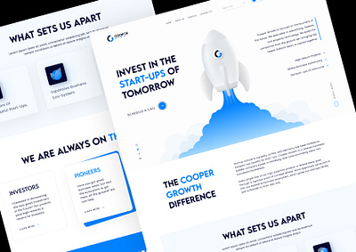 Project - Cooper Growth design startup ui ux vector website website design website ui website ux