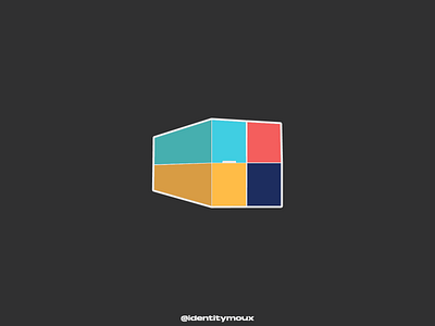 Container Colors Logo brand branding colors container design graphic design illustration logo logofolio minimalist vector