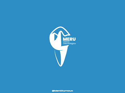 MERU Clínica Odontológica brand branding canine tooth clinic dent dental clinic design graphic design illustration logo logofolio mountain vector