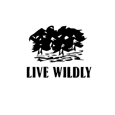 Live Wildly branding design graphic design illustration logo