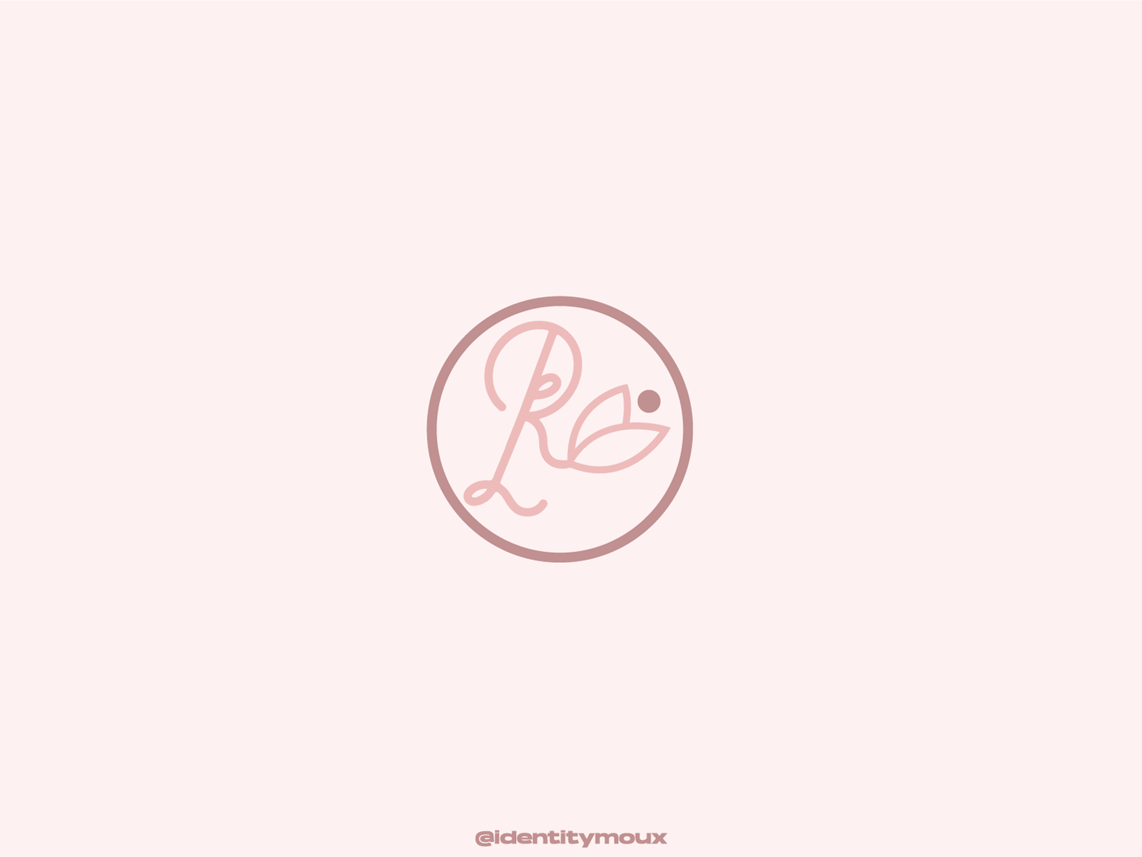 RL + Flower Monogram Logo by Fernando of IDENTITYMOUX on Dribbble