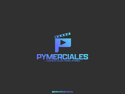 Pymerciales Logo ad brand branding design graphic design illustration logo logofolio playlogo vector