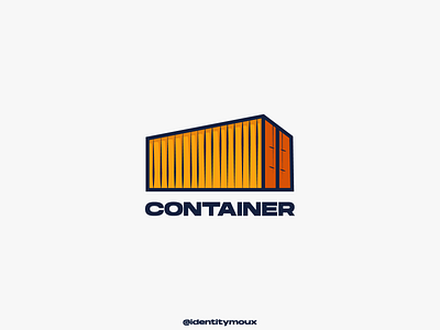 Container Logo brand branding container design graphic design illustration logo logofolio minimalist vector