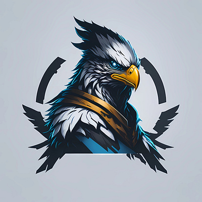 The EAGLE MAN branding eagle game graphic design illustration logo logodesgin ui vector