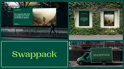 Swappack - exploration backpack brand branding colors concept design experiment exploration logo