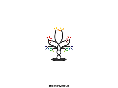 Infinite Tree Minimalist Abstract Logo brand branding design graphic design illustration infinite logo logofolio tree vector