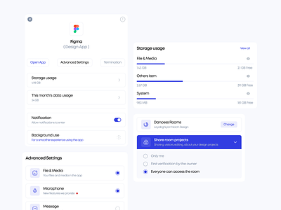 Modals - application usage app application button clean design component design system dropdown filters menu modals pop up settings style guide ui ux