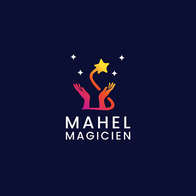 Magician Hand Logo logo magic logo mahellogo