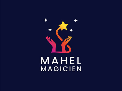 Magician Hand Logo logo magic logo mahellogo