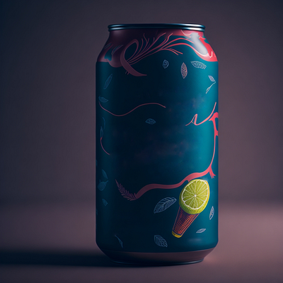 soda can drink landing page