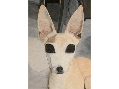 Clandestino collage dog dogs portrait