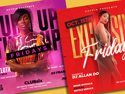 Night Club Flyer Bundle rnb