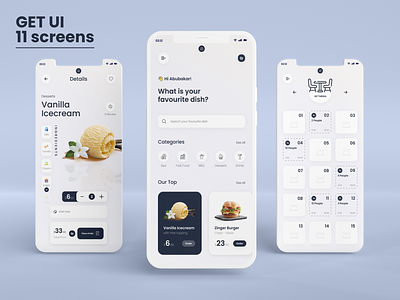 Restaurant Dine in App UI app classic delivery app dine dining app figma food app menu mobile app design mobile app template modern proffessional restaurant table app ui ux