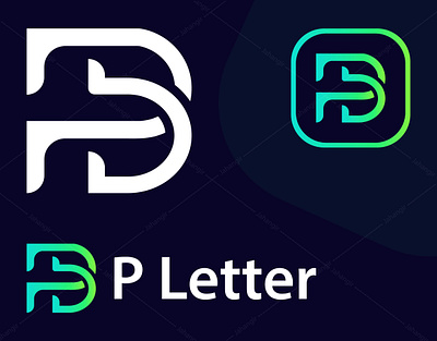 Letter P Modern minimalist logo design branding design graphic design illustration logo tshirtdesign typography ui ux vector