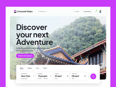 Book your trip adventure animation booking design motion graphics trip ui uidesign uiinspiration ux web web design web inspiration webdesign website website reference