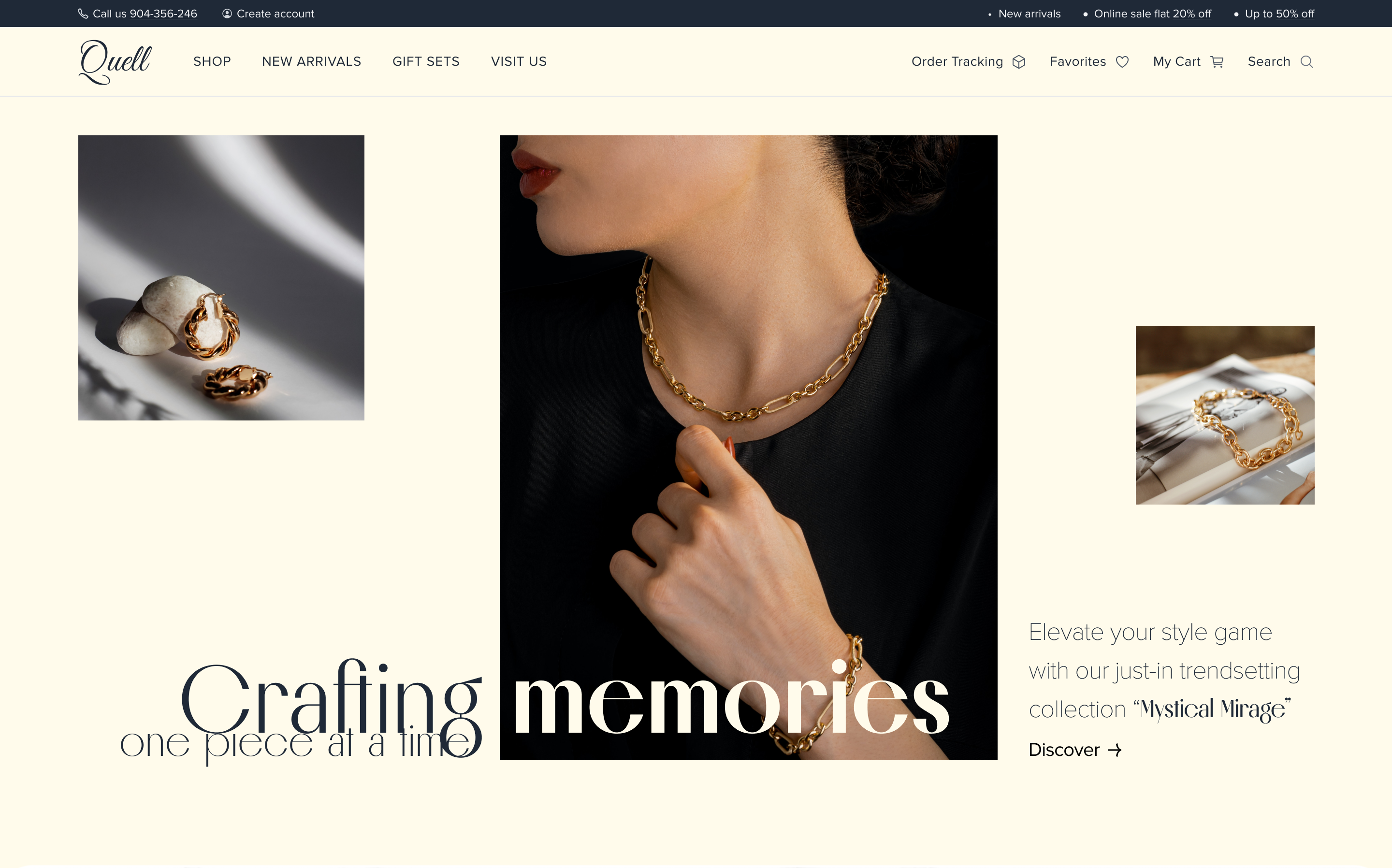 Modern Header Concept - Jewelry Brand big header branding clean ui design ecommerce ecommerce header ecommerce hero ecommerce jewellery jewellery jewellery design jewellery header jewelry jewelry design navigation typography ui user experience user interface ux