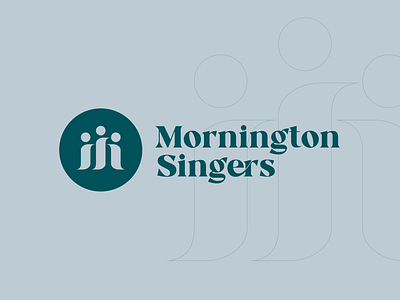 Mornington Singers Choir branding illustrator logo logo mark logotype m logo ms monogram serif typeface vector