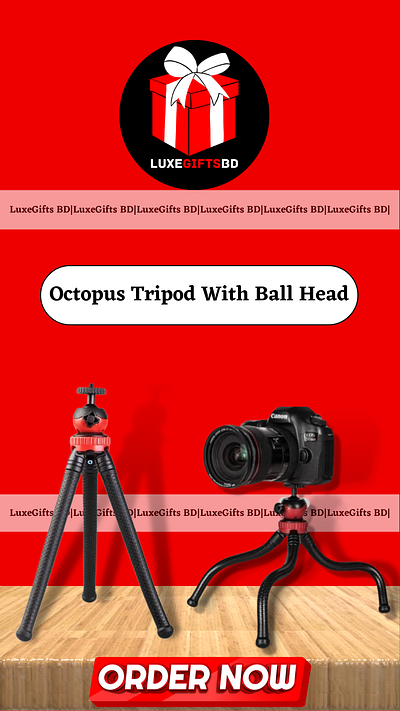 Social Media Post Design For @luxeGifts BD. Topic Octopus Tripod