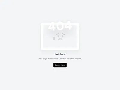 Minimal 404 Illustration 404 cute flat icon illustration minimal state vector web