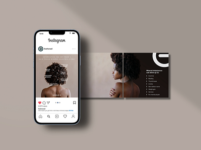 Hair Tissue Carousel Graphic beauty design graphic design health social media design