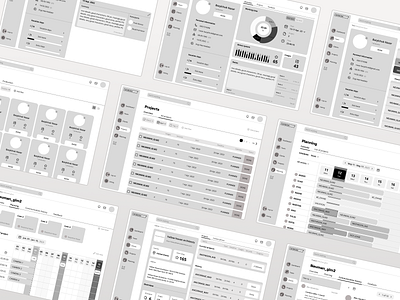 CRM system prototype for architectural visualization studio crm crm system design prototype ui uiux ux webdesign website