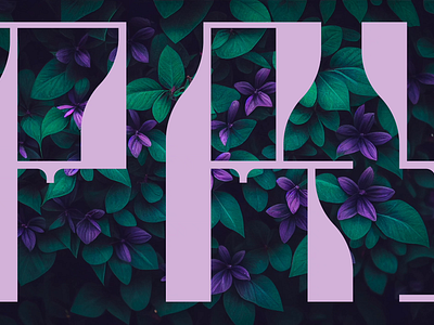 PRYANIK — Decorative Typeface composition decorative floral font layout midjourney typeface typography