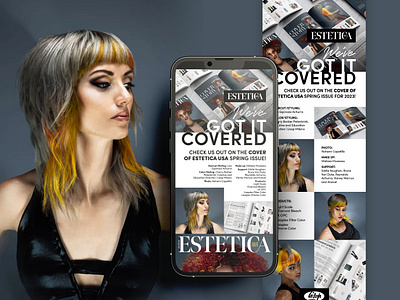 Beauty Social Media Design cosmetics design graphic design magazine social media design