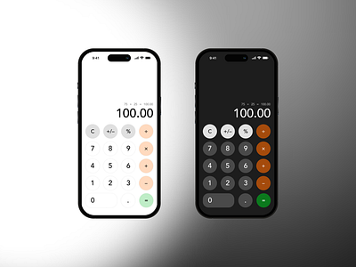 Calculator dailyui ui usability user interface design ux design