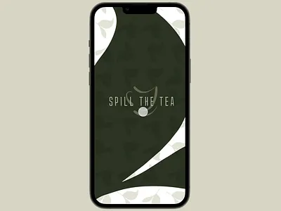 Tea cafe mobile app UI prototype design branding colours design figma ios logo mobile app prototype ui