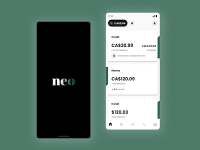NEO Banking App adobe xd android app designs design figma iphone mobile app mobile banking app mobile ui prototyping ui uiux web design wireframing