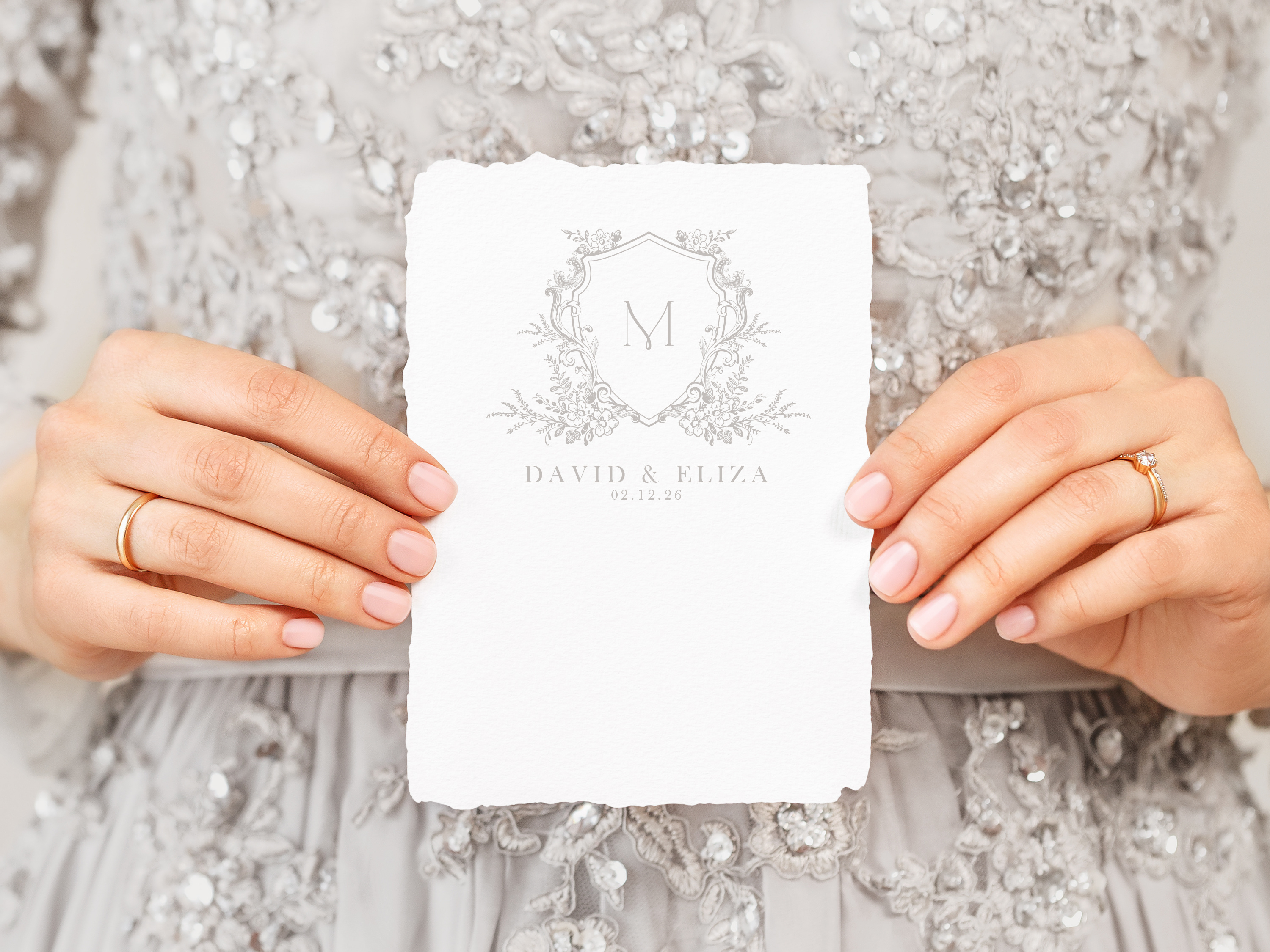 Example of Unique Wedding Logo Design