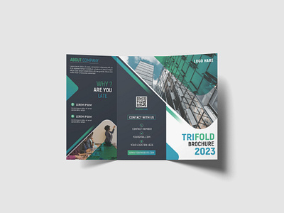 Trifold Brochure abobe illustrator branding brochure graphic design marketing trifold brochure unique design